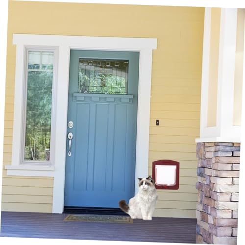 SUPVOX Porta De Gato De Estimação Abrindo Aba De Porta De Gato Portas De Cachorro De Liberdade Porta
