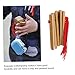 Toyvian Handmade Bamboo Allegro Clapper Traditional Kuaiban Musical Instruments for Adults Sound Durable Design Easy to Carry for Performances and Festivals