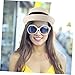 Veemoon Straw Bowler Hat Women Fashion Dome Straw Sun Hat Size for Ladies Creamy White