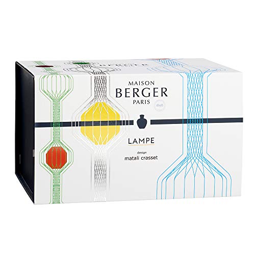 Lampe Berger Giftset Model Matali - Matali Crasset - Home Fragrance Diffuser - Perfuming - 6.5 X 8.5 X 5.5 Inches - Made In France - Includes Fragrance Eternal Sap 8.45 Fluid Onces - 250 Ml (Chesnut) #TOP3