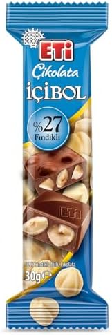 Eti Çikolata İçibol Fındıklı Çikolata 30 g x 12 Adet — Amazon ürün görseli