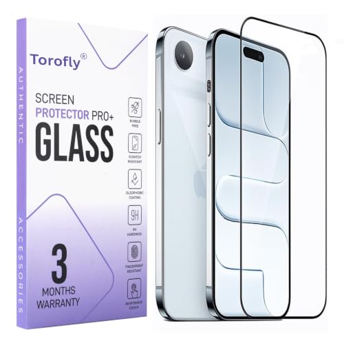 Image of Military-Grade Tempered Glass Screen Protector Compatible for iPhone 17 Air with Edge to Edge Coverage - Case Friendly, Anti-scratch and Bubble free installation kit (6.5 Inches)