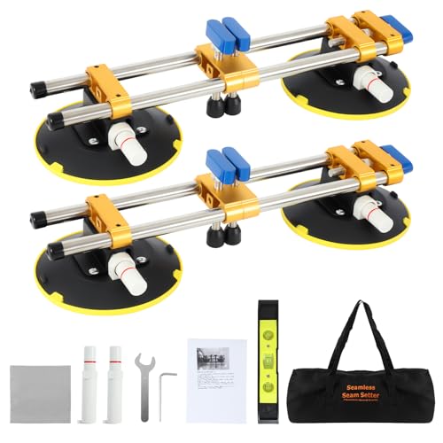 Consejos para Comprar Venta de Aspiradoras , listamos los 10 mejores. 41 2 piezas de 6 pulgadas sin costuras con ventosas al aspiradora para nivelación de unión de costuras, herramienta de instalación de encimera sólida para losas de cuarzo,...