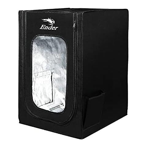 Creality Ender Enclosure for 3D Printer, Fireproof Dustproof 3D Printer Tent for Ender 3/Ender 3 pro/Ender 3 v2/CR-100, Constant Temperature Protective Cover Room 18.9”x 23.6”x 28.4” Cover