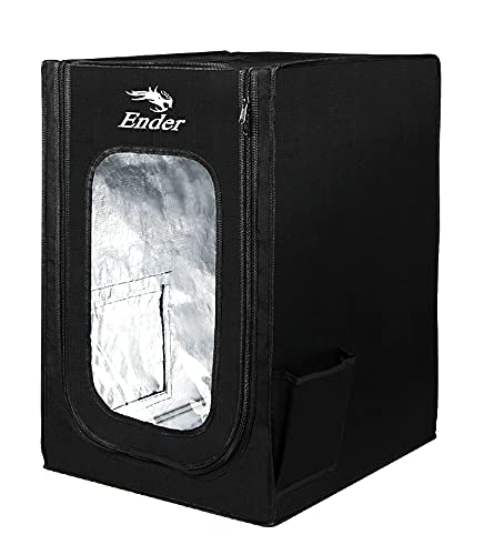 Creality Ender Enclosure for 3D Printer, Fireproof Dustproof 3D Printer Tent for Ender 3/Ender 3 pro/Ender 3 v2/CR-100, Constant Temperature Protective Cover Room 18.9”x 23.6”x 28.4”