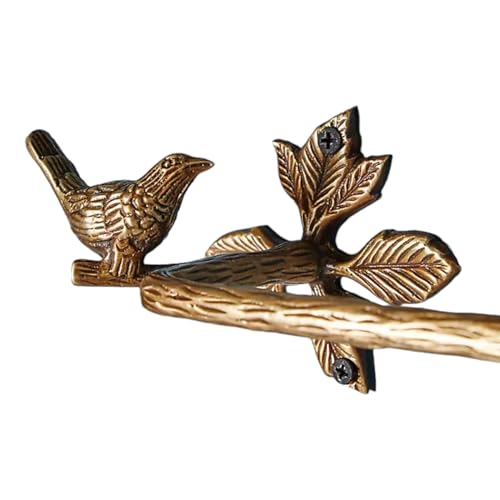 Stylentdecor BIRD-TOW-ROD-BRASS-ANTIQUE Stylent Decor Solid Brass Bird Antique Towel Rod Bathroom Accessories Retro Hardware Bird Towel Bar Wall Mounted Towel Holder Vintage  cover