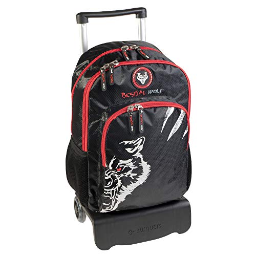 Busquets Mochila Escolar Doble   Carro Bestial Wolf  Colección 2020 21