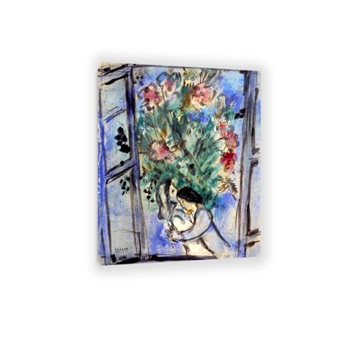 Reproduction de peintures à l'huile célèbres sur toile haut de gamme avec cadre 40x50