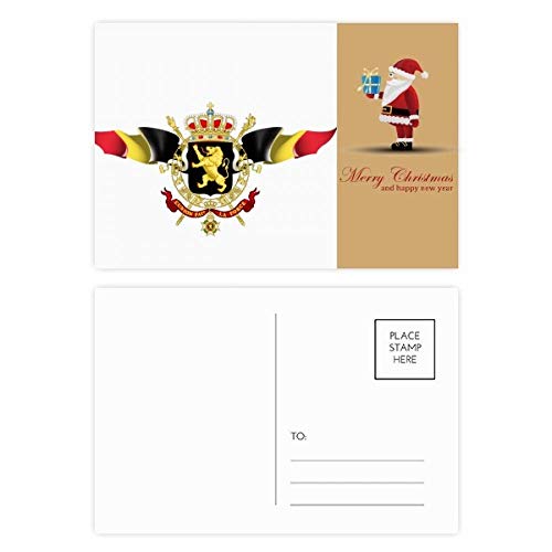 Cartes postales emblème Belgique Père Noël de qualité supérieure