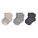 LÄSSIG Kinder Frottee Socken 3er Set/ Grey Größe 12-14