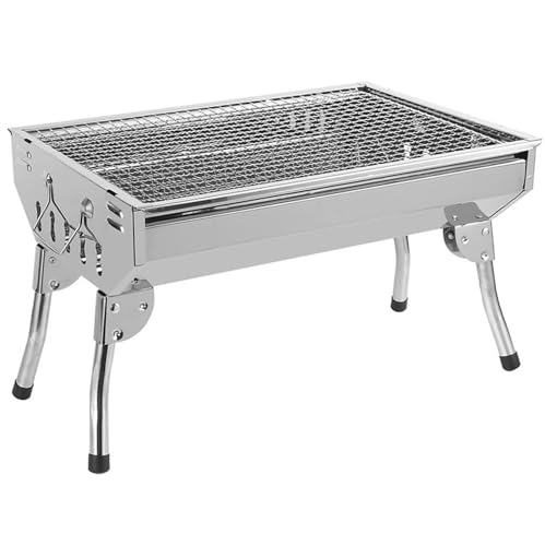Barbecue A Carbone Portatile E Leggero - Perfetto per Campeggio, Viaggi E Picnic All'Aperto - Design Facile da Usare per Un'Esperienza Barbecue Comoda