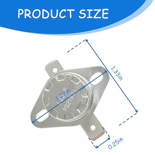 Image of P321826 Furnace Temperature Limit Switch Compatible with Williams Monterey Top Vent 250, 350, 500 Series Models Vent Limit Switch Safety Switch Replacement Parts