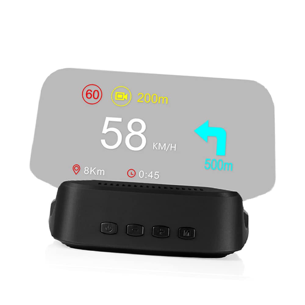 Auto Display HUD OBD Speedometro GPS Diagnostico Auto Strumento Diagnostico Scanner Lettore di Codice Automatico con Avviso di Fatica Allarme Eccessivo per Tutte le Auto