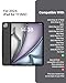 KU XIU Slim Magnetic Case for iPad Pro/iPad Air 11 Inch (M2 M3), Compatible with Magic Keyboard and Support Apple Pencil 2 Charging, Carbon Fiber Texture iPad Pro 11-inch 1st/2nd/3rd/4th Portable Case