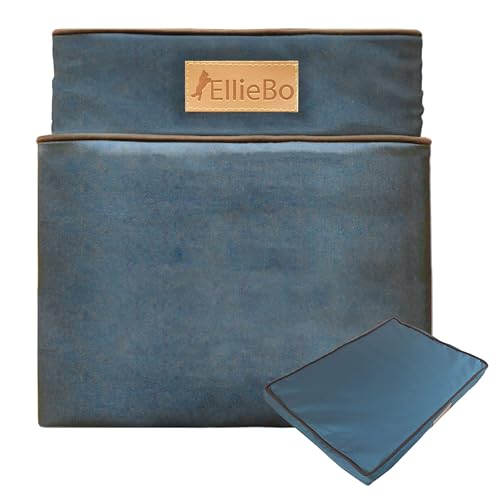 Ellie-Bo Funda de Cama Grande de Espuma viscoelástica para Perro, de 36 Pulgadas, Impermeable, Color Verde