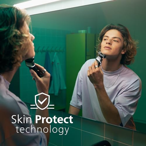 Philips Shaver 5000X Series, Wet and Dry Electric Shaver, Razor with SkinProtect Technology, 360 Flexing Head, 1 h Charging/5 min. Quick Charge, P-Cap Silver, Model X5004/00 - Image 4