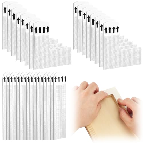 Image of 16 Pairs Straight Picture Frame Hanging Strips & 16 Pairs L-Shaped Picture Hanging Strips, Damage Free Adhesive Picture Hangers Without Nails Wall Hanging Strips for Posters Paintings