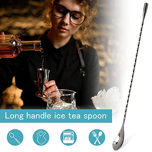 Stainless Steel Cocktail Muddler, Set of 2 Bar Tools Essentials for Home Bar Tools Bartender Tool Kit and Cocktail Shaker - Image 5