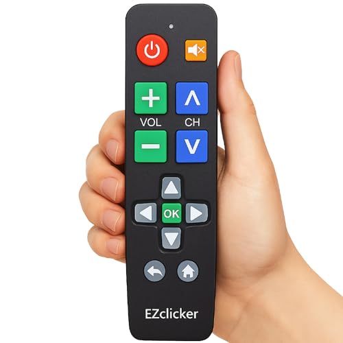 LG Replacement TV Remote Compatible with LG TV's ONLY (Black) Big Button, Simplified and Easy to Use (2xAAA Batteries not Included)