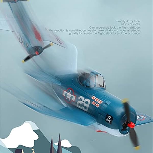 RC Plane, Realistisk A500 Glider Plane Leksak, 6G/3D-läge fjärrkontroll flygplan, redo att flyga EPP Foam Flygplansmodell Fantastisk presentleksak för barn Gimocool