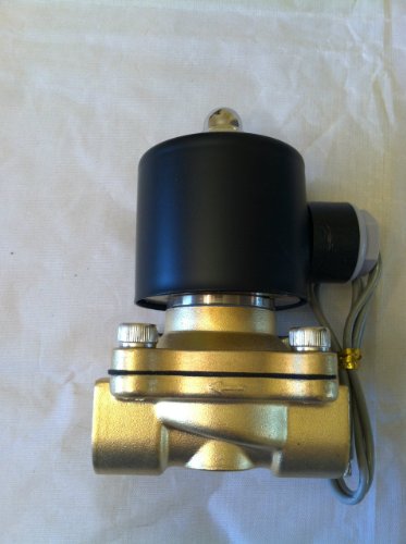 1/2 Solenoid Valve 12v DC Brass Electric Air Water Gas Diesel Normally Closed NPT High Flow