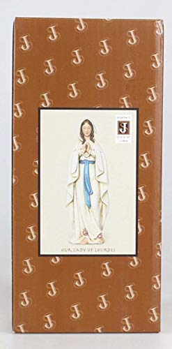 Joseph's Studio by Roman Inc., Our Lady of Lourdes, Renaissance Collection, Religious Statue, Holy Family, Memorial, Angel, Patron Saint, Garden Décor (6x2x1)
