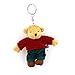 rougecaramel - Porte Clef Nounours avec Pull Rouge 10cm