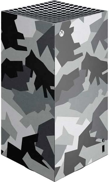 Skinit Decal Gaming Skin Compatible with Xbox Series X Digital Edition Console - Grey Street Camo Design