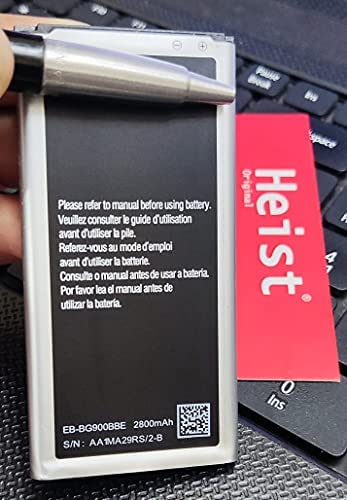 Heist Original Battery for Samsung Galaxy S5 I9600 with NFC Model: (EB-BG900BBE) with 3 Months Warranty*