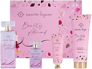 Nanette Lepore Conjunto de 4 peças para presente Beauty Abroad, 100 ml EDP