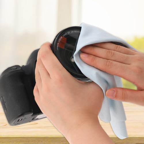 Kalione 544146_4_JUFFQPSR 4Pcs Extra Large Microfiber Cleaning Cloths 12 X 12 Inch Glasses Cleaning Cloth Reusable Eyeglass Cleaner Cloths For Eyeglasses Lens Glasses thumb #3