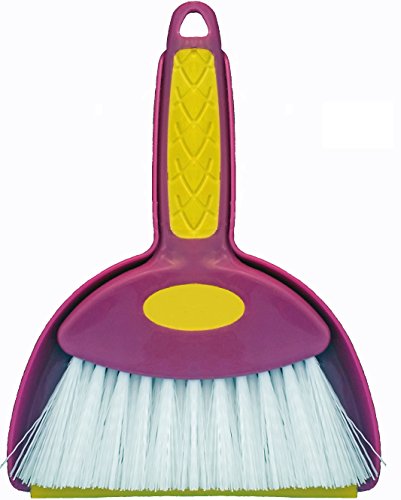 Broom Mini Hand Whisk and Snap-on Dustpan Set (1, Small)
