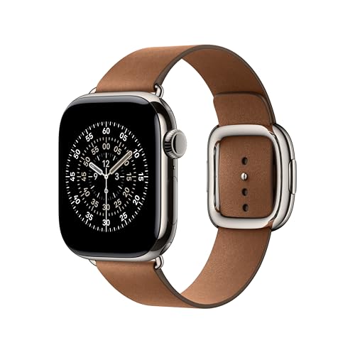 Image of Apple Watch Band - Modern Buckle - 42mm - Caramel - Medium