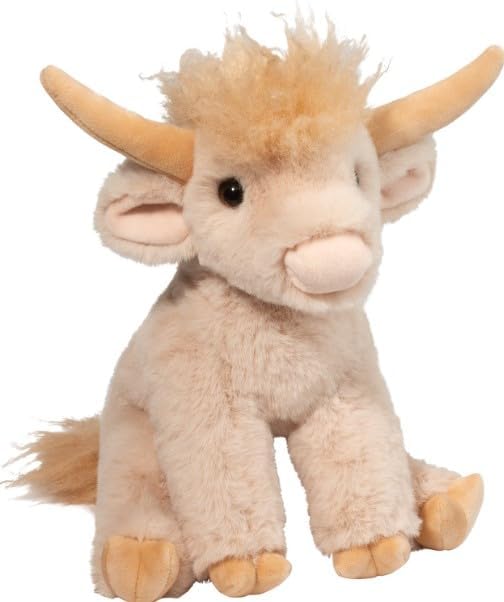 Douglas Plush Laddie Cream Cow