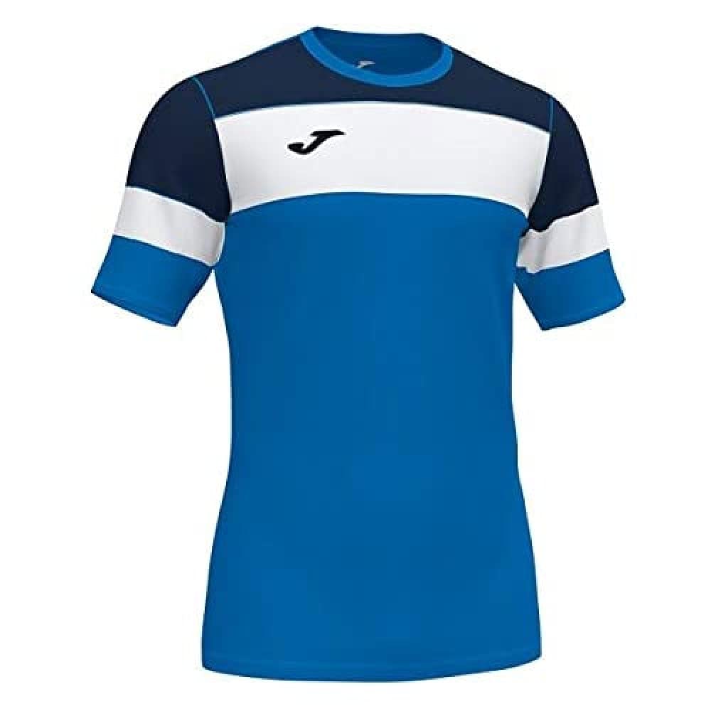 Joma Crew IV Camisetas Equip. M/C, Hombre, Royal-Marino, XL