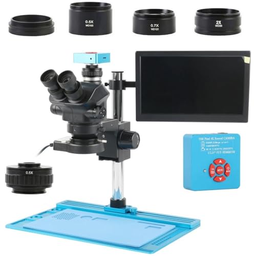 {pANZT[ 7X-100X XeIOጰ + 48MP 2K 4K HDMI USB rfIJ + 11.6 C`fBXvC LCD j^[XChA~X^hLbg(55MP 4K 2K USB HDMI)