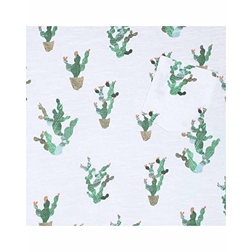 Image of miniklub Boys White Green Printed Round Neck Pure Cotton T-Shirt