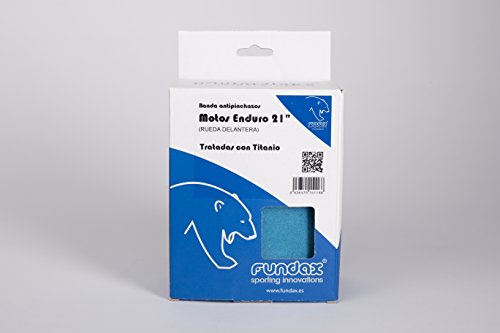 Fundax Banda Moto Enduro 21" Antipinchazo, Azul, Rueda Delantera Cover