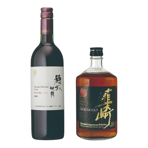 極上の味わい 韮崎ウイスキー 700ml×1本&赤ワイン 750ml×1本 セット [まあめいく 山梨県 韮崎市 20743104]