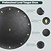 Large Steel Tongue Drum Handpan: 12 Inches 13 Notes Rain Drums for Outside Garden, Meditation Hand Pan with Music Book, Mallets and Carry Bag, Musical Instrument for Adult Kid Gift (Black)
