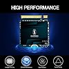 M.2 2230 SSD 256GB NVMe PCIe Gen3.0X4 Internal Solid State Drive, Compatible with Steam Deck,Surface Pro7+/Pro/Pro9/pro X/laptop3/laptop4/laptop Go, Ultrabook(256GB, 2230 Gen3.0)