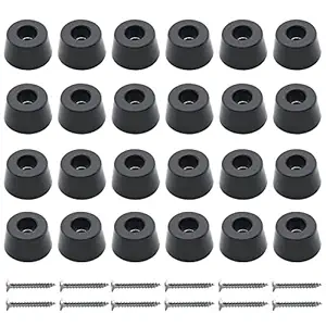 Suiwotin 60pcs Round Rubber Feet Bumpers, 19/32
