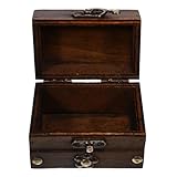 Matériaux robustes : Fabriquée en bois de qualité avec éléments métalliques, cette boîte de rangement vintage assure une solidité et texture naturelle qui s'intègre harmonieusement dans divers styles décoratifs