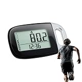 Schrittzähler zum Gehen – Tragbares großes digitales LCD-Display Sportmonitor – Schrittzähler Kilometerzähler Kalorienzähler | für Männer und Frauen Senioren Outdoor Indoor Wandern Workout