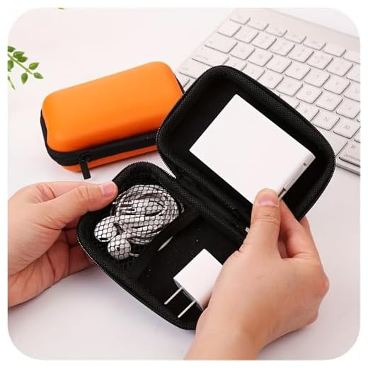 Travel Cable Organizer Pouch Electronic Accessories Carry Case Portable Waterproof Double Layers Storage Bag for Cord, Charger, Phone, Earphone