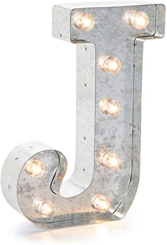 Darice Metal Marquee Letter, Acrylic, Multicolour, 26.41x20.06x5.08 cm
