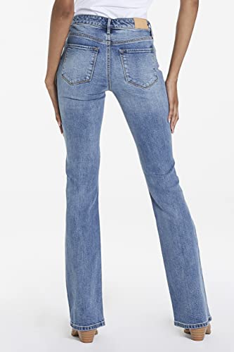 DEAR JOHN Jaxtyn Bootcut Jeans Mid Rise Skinny Fit Full Length Comfort Stretch Denim2