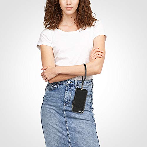 Zve Case For Apple Iphone 6 Plus And Iphone 6S Plus, 5.5 Inch, Leather Wallet Case With Credit Card Holder Slot Zipper Wallet Pocket Purse, Cover For Apple Iphone 6 Plus/6S Plus-Black #TOP4