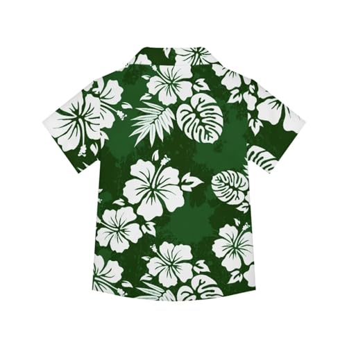 SYtrade Kids Hawaiian Shirts Novelty Printed Funky Short Sleeve Button Down Shirt Tropical Aloha Shirt4