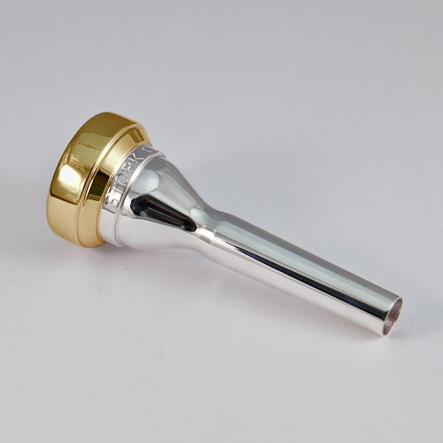 24K Gold Rim & Cup Stork Cornet Mouthpiece, 1.5C